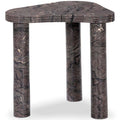 Manoli End Table, Smoked Plum