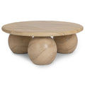 Elaria Outdoor Round Table basse, Beige