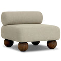 Leilani Outdoor Chaise, Alessi Buff