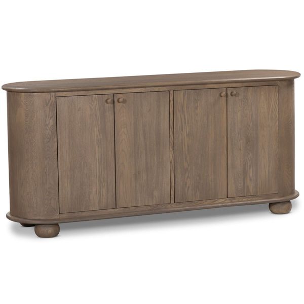 Makai 4 Door Sideboard, Light Wash